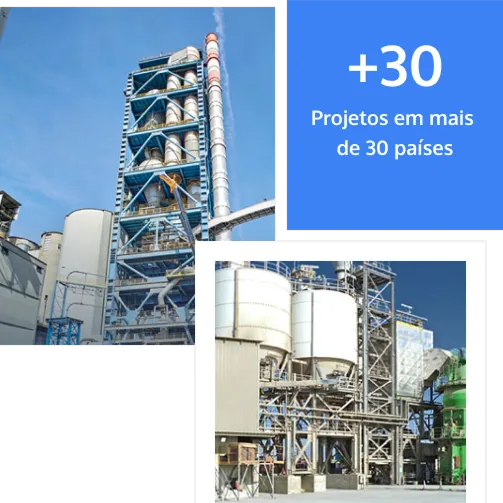 Áreas de atuação industrial da AGICO Cimento
