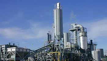 Fábrica de cimento AGICO em operação
